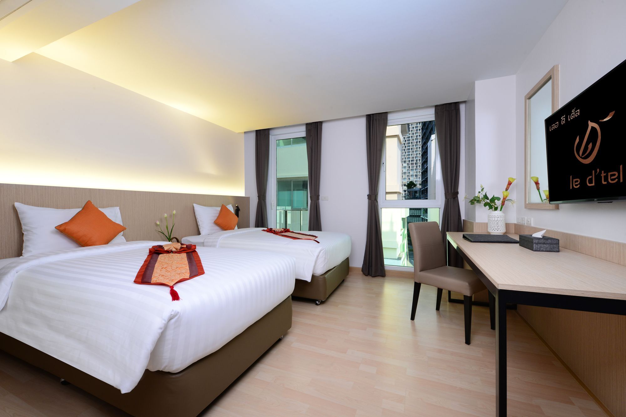 曼谷德特尔酒店 外观 照片 Deluxe Room